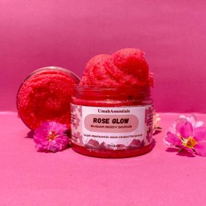 rose glow scrub