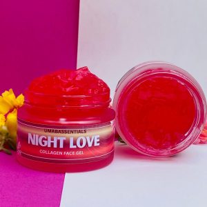 night love collagen face gel